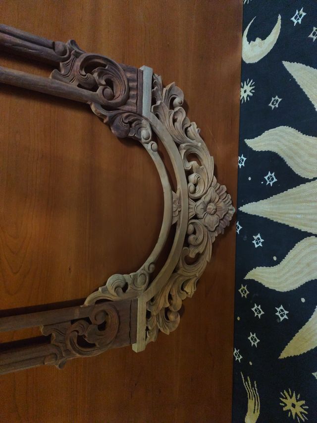 Marco de madera tallada para hacer a mano