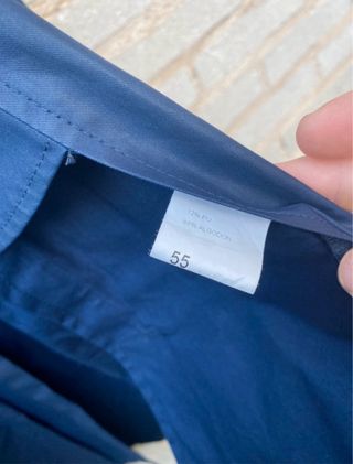 Gabardina López Aragón Azul Talla XL