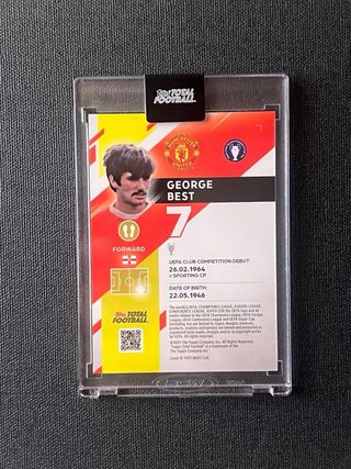 George Best 1/10 Topps Total Football