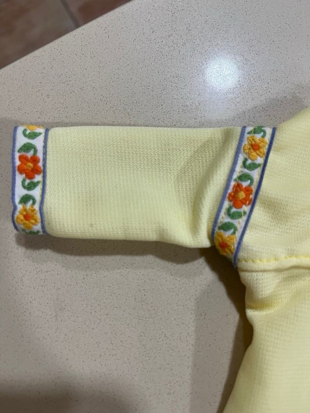 Pijama Nancy Floral Amarillo