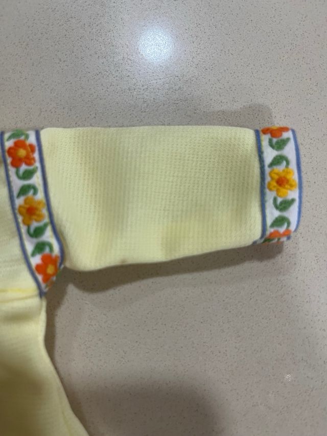 Pijama Nancy Floral Amarillo