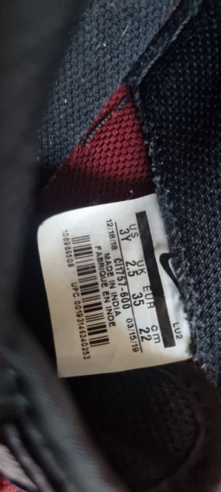 Nike Air Force 1 Rojas y Blancas