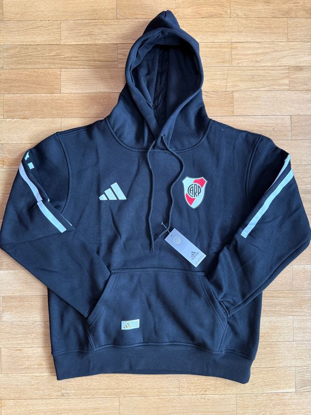 Sudadera River Plate Adidas Negra