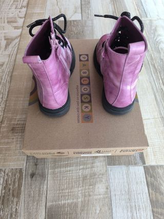 Botas niña PABLOSKY rosa charol talla 31