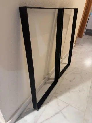 Patas metálicas para mesa (negras)
