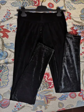Mallas terciopelo negro
