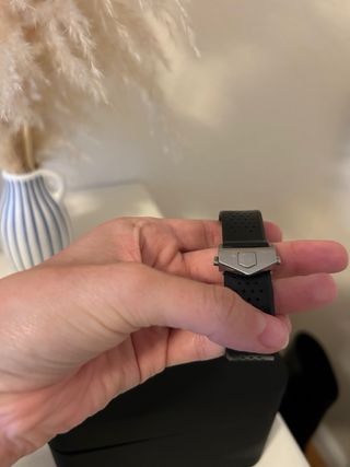 Reloj TAG Heuer Negro y Plateado