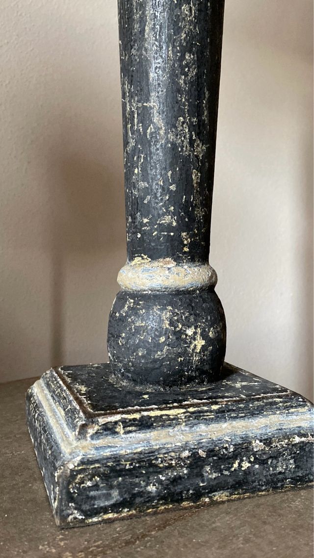 Lampada da tavolo patina antica