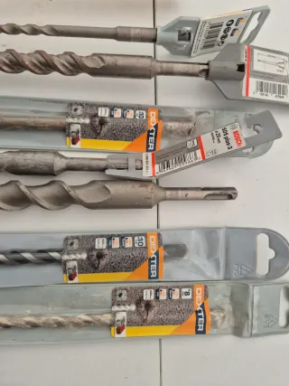 Conjunto brocas pared y hormigón