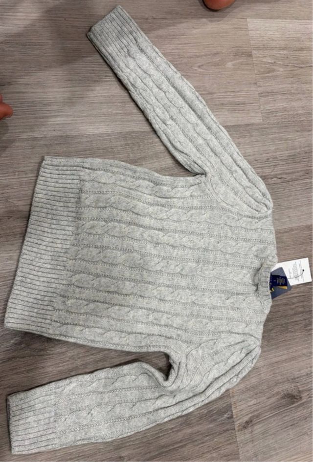 Malha Polo Ralph Lauren cinzenta 4 anos