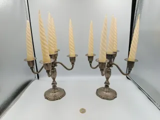 PAREJA DE CANDELABROS