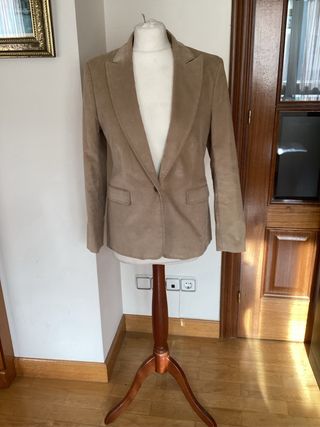Americana Massimo Dutti Beige Talla M