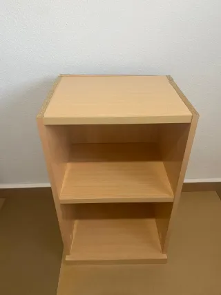 Estantería doble color haya