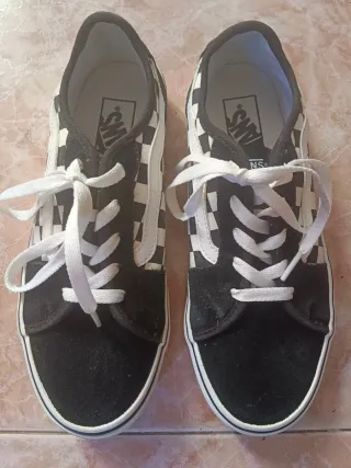 Vans cuadros talla 39