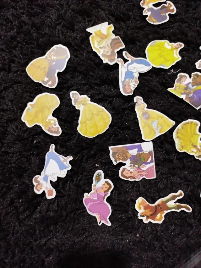 Pegatinas Bella y Bestia (24 unidades)