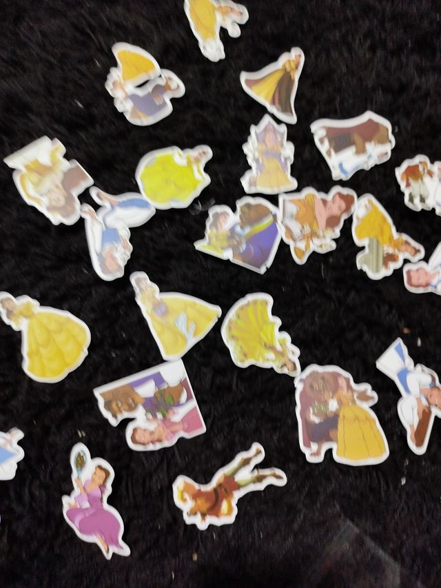 Pegatinas Bella y Bestia (24 unidades)