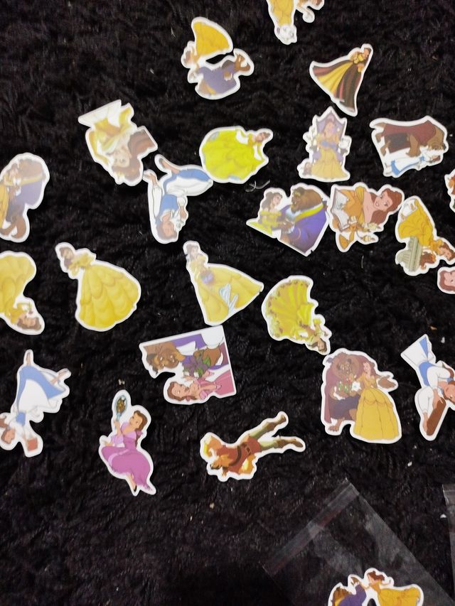 Pegatinas Bella y Bestia (24 unidades)