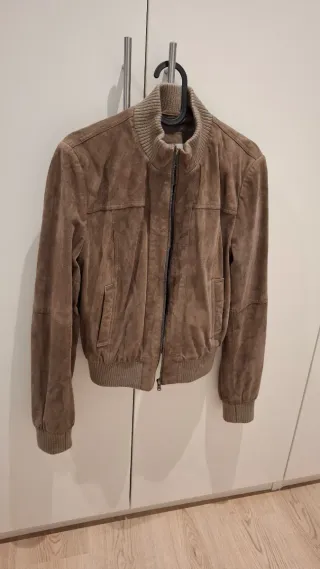 Bomber Zara Marrón de ante