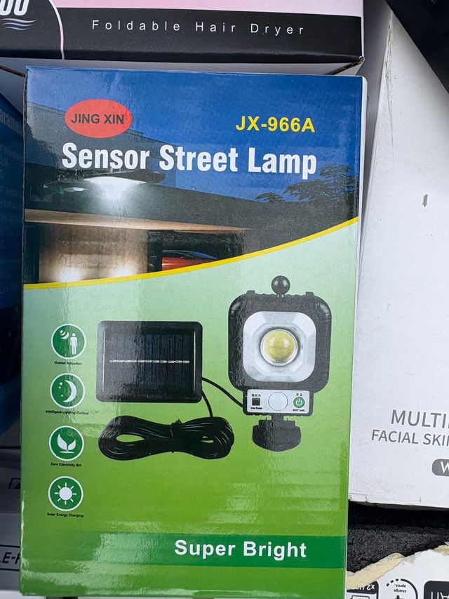 Luz Solar JING XIN JX-966A Sensor Exterior