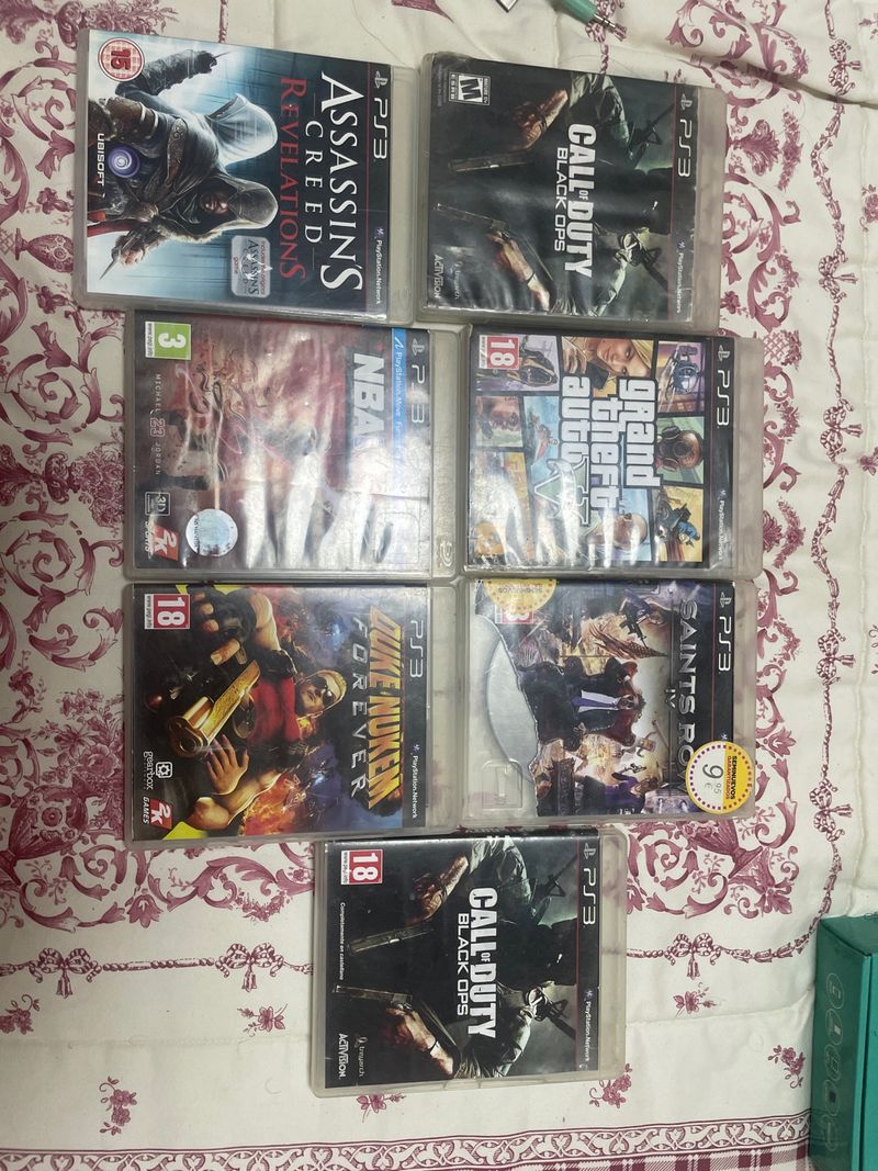 Imagen de Lote 7 Juegos PS3: Call of Duty, GTA V, Assassin's