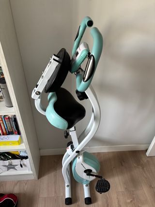 Bici Estática Plegable con Pulsómetro