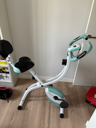 Bici Estática Plegable con Pulsómetro