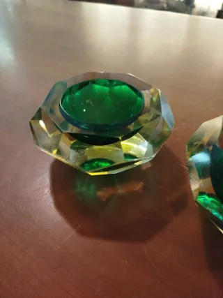 Posacenere Murano Vetro Verde