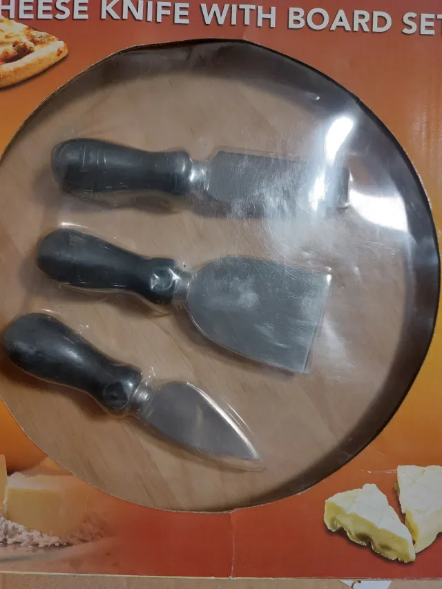 Set Tabla Queso y Cuchillos