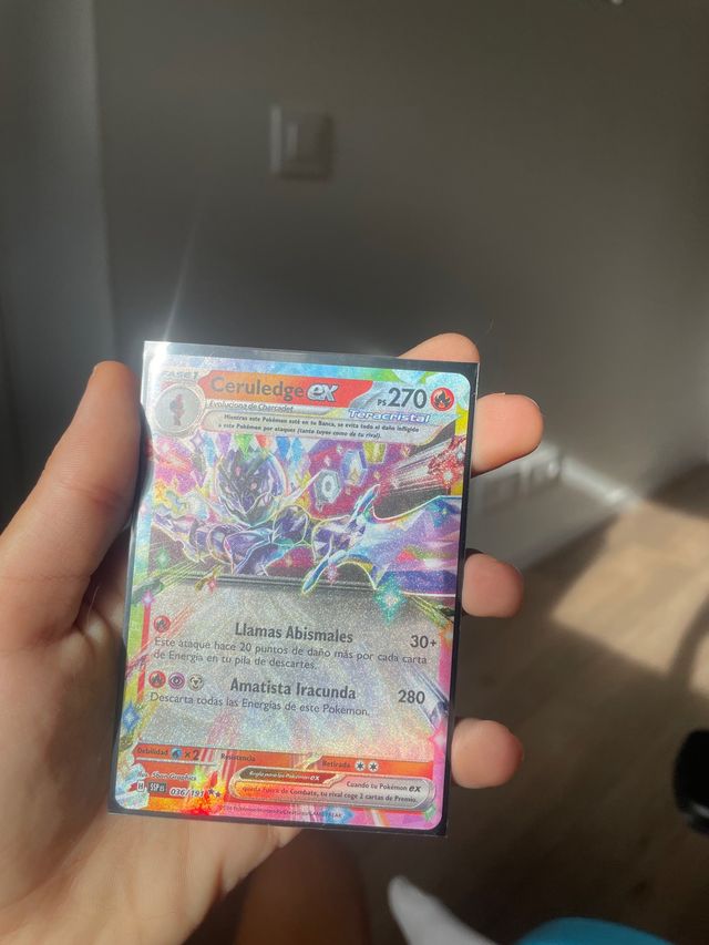 Carta Pokémon Ceruledge EX Teracristal