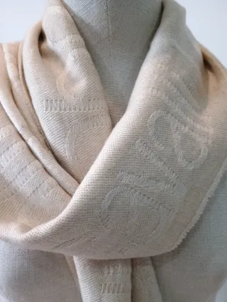 Bufanda Roberto Cavalli Lana Beige