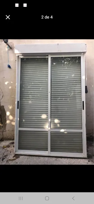 Balconera de aluminio corredera