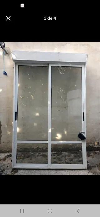 Balconera de aluminio corredera