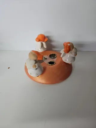 Centrotavola Sevi Ceramica Angioletti candele