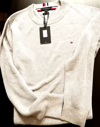 Jersey Tommy Hilfiger gris Talla L