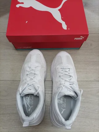 PUMA Cilia, Zapatillas Mujer  Número 40 Blancas