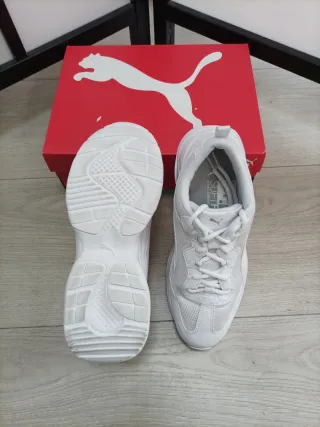 PUMA Cilia, Zapatillas Mujer  Número 40 Blancas