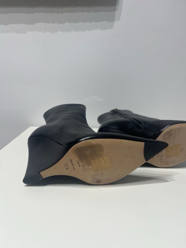 Botines cuña Jimmy Choo negros