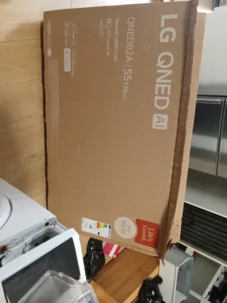 Televisor LG QNED AI para pieces pantalla rota