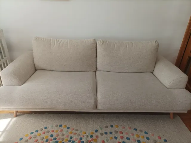 Kave Home Divano a 3 posti Karin pari al nuovo