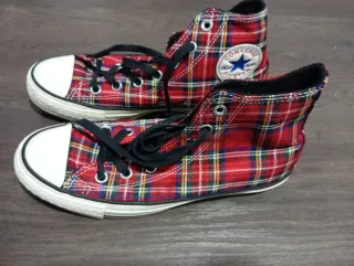 Converse All Star a cuadros vintage