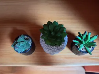 Maceta Buda Cerámica Gris y Negra