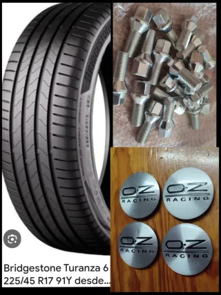 Llantas OZ 17 + Neumáticos Bridgestone Nuevos