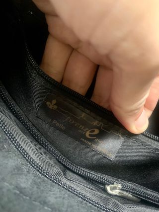 Bolso de piel negro