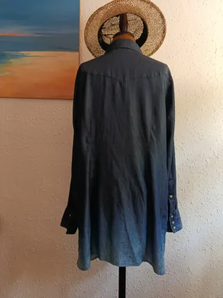 Camisa Vaquera Larga