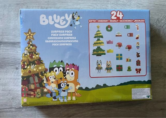 Calendario dell'Avvento Bluey 24 sorprese natalizie