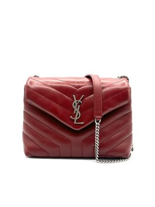 Bolso Saint Laurent Loulou Rojo