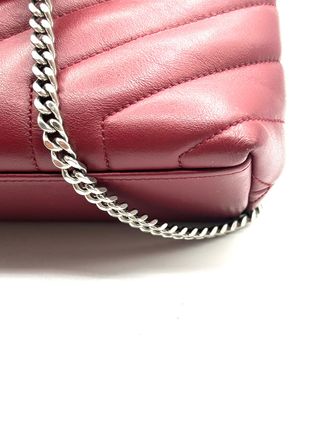 Bolso Saint Laurent Loulou Rojo