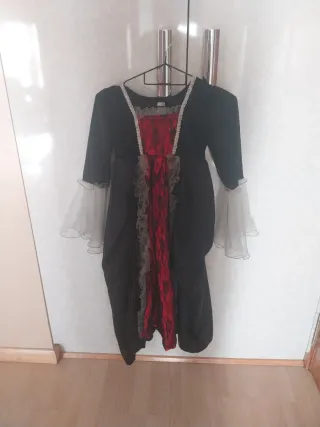 Disfraz Vampiresa Halloween Niña T7-10 años