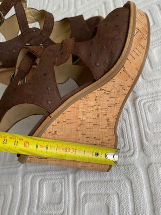 Sandalias Geox Cuña Marrón
