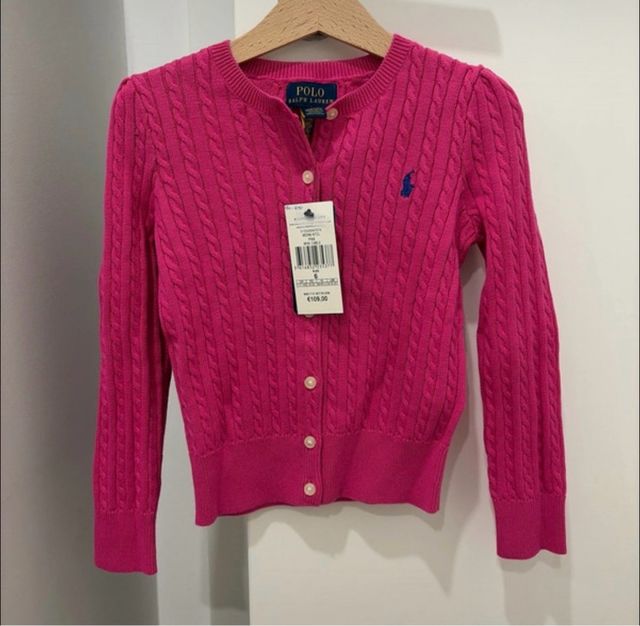 Casaco Polo Ralph Lauren Rosa Menina
